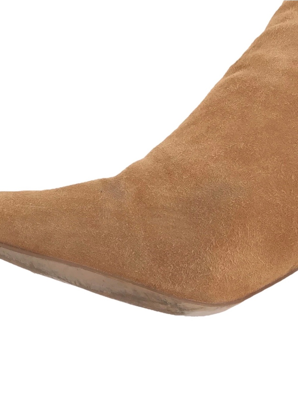 Steve Madden Classic Hippie Stacked Size Zip Brown Heel Pumps Size 9 - Picture 10 of 12